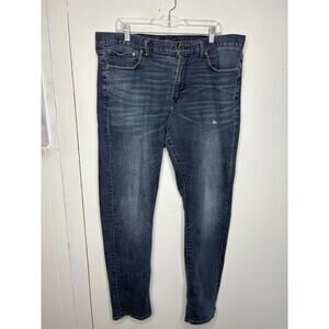 Lucky Brand Jeans Mens 38 410 Athletic Fit Stretched Distressed Hole Casual